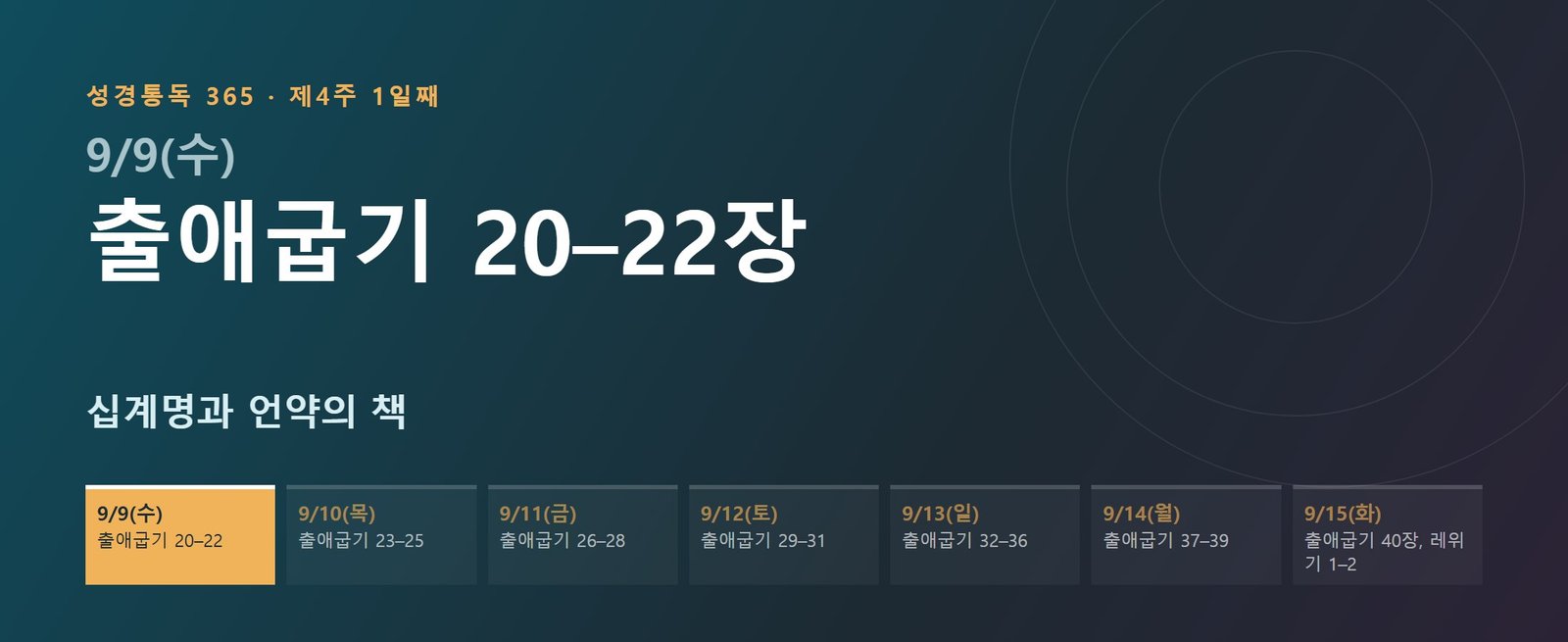 출애굽기 20–22장 성경통독 해설 — 십계명과 언약의 책 (제4주 1일째)